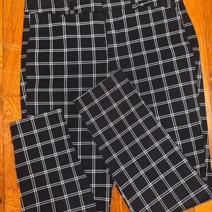 Old navy plaid trousers